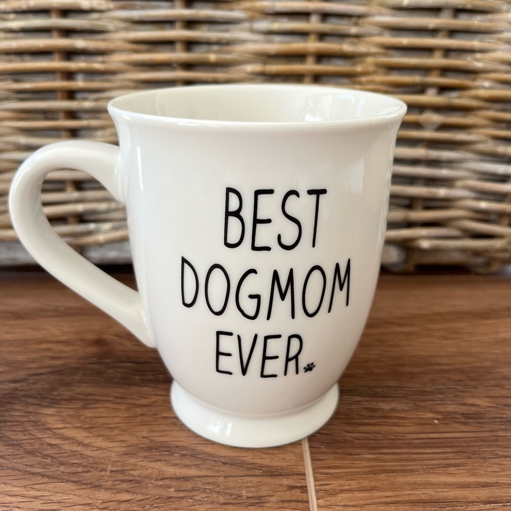 Mudpie Best Dog Mom Ever coffee/tea cup